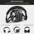 Oneodio-Over Ear Headphones com microfone, Studio DJ Headphone, monitor com fio,