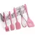 Kit Utensílios De Silicone Espátulas ROSA na internet