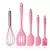 Kit Utensílios De Silicone Espátulas ROSA - comprar online