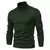 Imagem do Suéter de gola alta grosso masculino, pulôver casual, monocromático, quente,