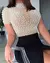 Vestido contas malha pura - comprar online
