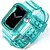 Esporte banda clara + caso para apple watch 8 7 6 se 5 4 3 alça de silicone tra - Tem de Tudo São José
