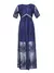 Vestido longo bordado - comprar online