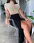 Vestido contas malha pura - comprar online