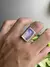 Anillo de opalina regulable