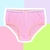 Calcinha lisa cor rosa