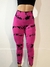 Calza larga push up tie-dye - Rosa