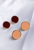 Brinco Botão Cores Sólidas Resinadas - comprar online