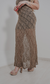 Vestido de crochê sem costura - Dourado na internet
