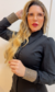 Camisa de Alfaiataria preta com strass