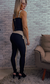 Calça em couro Bege - Clau Queen Modas