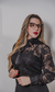 Camisa de Renda Preta - loja online