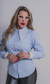 Camisa Azul - Clau Queen Modas