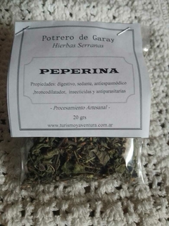 Hojas de Peperina