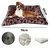 Cama Pet Grande Para Cães e Gatos Colchonete Pet 70x60 Com Zíper Colchonete Fundo Emborrachado - comprar online