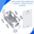 Kit 1 CONDULETE 7 ENTRADAS 1'' BRANCO com Tampa Cega na internet