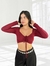 Cropped Cereja Vinho