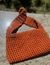 Bolsa Baguete Crochê Mostarda - Use Kamala