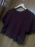 Tshirt Cropped Corações shine PRETO E MARROM MYFT - comprar online