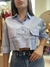 Camisa cropped Celine Cargo