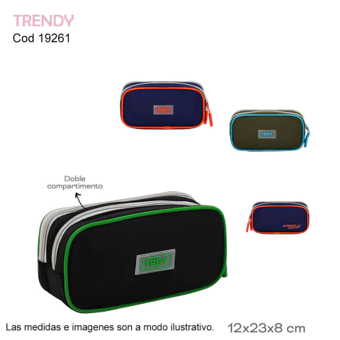 Cartuchera TRENDY Cod 19261