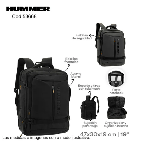 Mochila de Viaje Portanotebook HUMMER Cod 53668