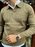 Sweaters con cuello polo lisa en internet
