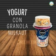 Yogurt Milkaut entero vainilla Granola 155g