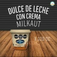 DULCE DE LECHE CON CREMA MILKAUT 320 GR