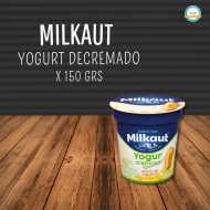 Yogurt Milkaut descremado c/trozos 150g