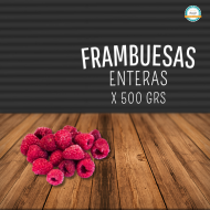 FRAMBUESA ENTERA X 500 GRS
