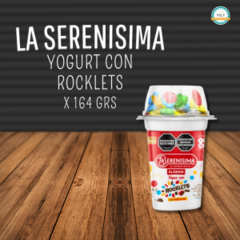Yogur con Rocklets La Serenísima Clásico 164gr
