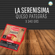 QUESO PATEGRAS LA SERENISIMA X 340 GR