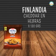 QUESO FINLANDIA CHEDDAR EN HEBRAS X 130 GRS