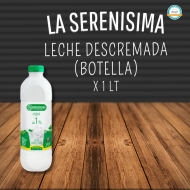 LECHE LA SERENISIMA BOTELLA X 1 LT DESCREMADA