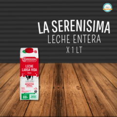 Leche La Serenisima entera 1L
