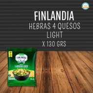 Queso Finlandia Hebras Cuatro Quesos Light 130 gr