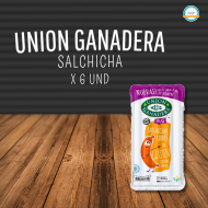SALCHICHA CORTA UNION GANADERA X 6 190 GRS