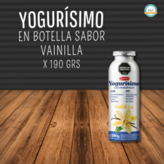 YOGURISIMO BOTELLA 190 GR VAINILLA