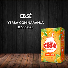 YERBA CBSE CON NARANJA 500GRS