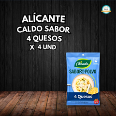 CALDO ALICANTE 4 QUESOS 4 SOBRES