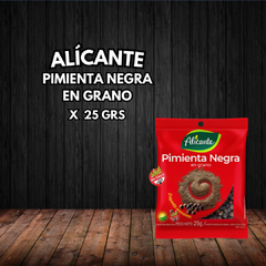 PIMIENTA NEGRA GRANO ALICANTE 25G