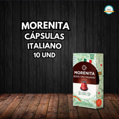 CAPSULAS MORENITA ITALIANA 10 UND