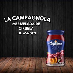 MERMELADA LA CAMPAGNOLA CIRUELA 454G