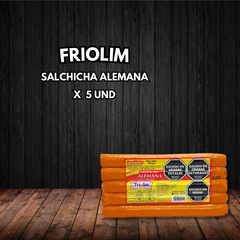 SALCHICHA ALEMANA FRIOLIM X 5 UND - comprar online
