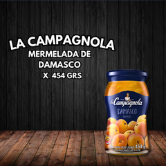 MERMELADA LA CAMPAGNOLA DAMASCO 454G