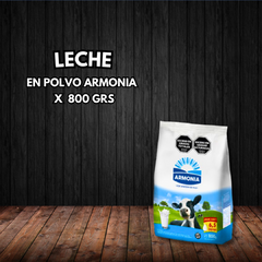 LECHE EN POLVO BOLSA X 800 GRS (ARMONIA)