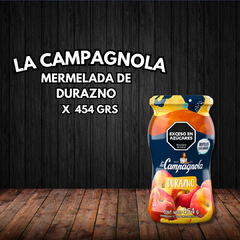 MERMELADA LA CAMPAGNOLA DURAZNO 454G