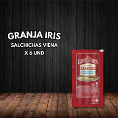 SALCHICHAS GRANJA IRIS VIENA 6 UNIDADES