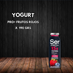 YOGURT PRO+ DE FRUTOS ROJOS SER X 190 GRS
